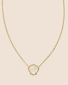 Brynne Shell Short Pendant Necklace-Necklaces-Vixen Collection, Day Spa and Women's Boutique Located in Seattle, Washington