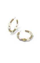 Melody Beaded Hoop Earrings-Earrings-Vixen Collection, Day Spa and Women's Boutique Located in Seattle, Washington