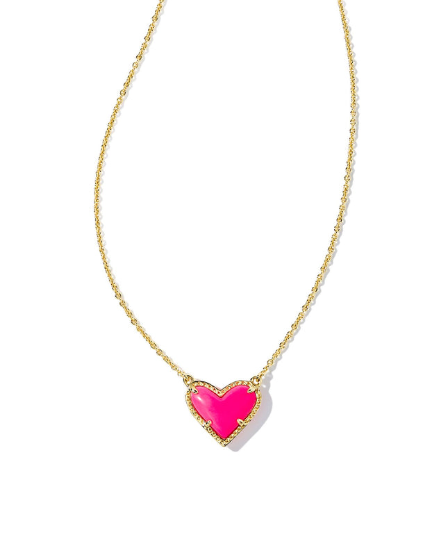 Ari Heart Pendant Necklace-Necklaces-Vixen Collection, Day Spa and Women's Boutique Located in Seattle, Washington
