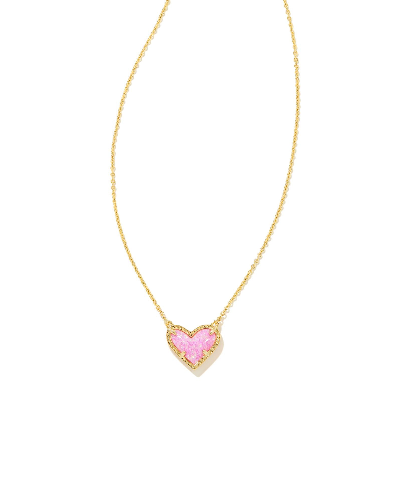 Ari Heart Pendant Necklace-Necklaces-Vixen Collection, Day Spa and Women's Boutique Located in Seattle, Washington