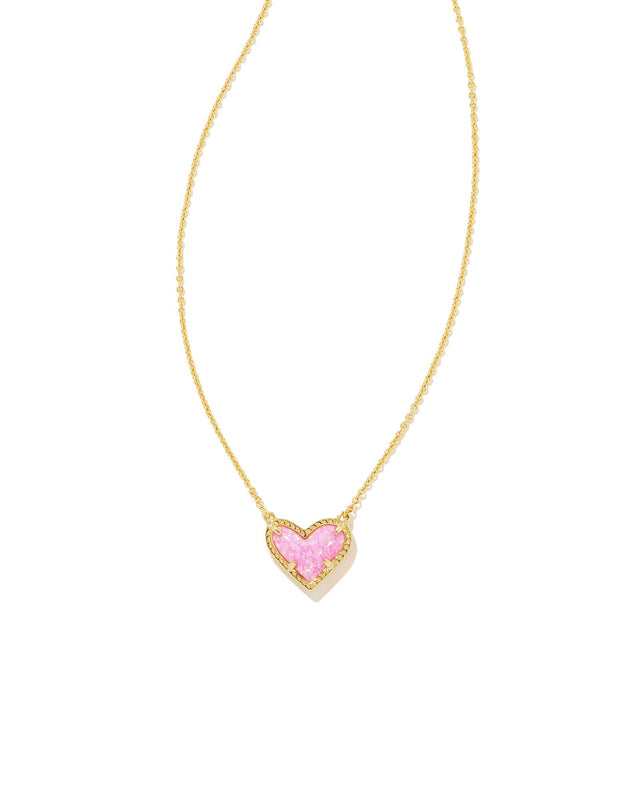 Ari Heart Pendant Necklace-Necklaces-Vixen Collection, Day Spa and Women's Boutique Located in Seattle, Washington