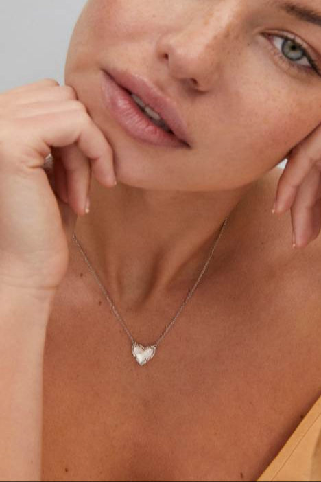 Ari Heart Pendant Necklace-Necklaces-Vixen Collection, Day Spa and Women's Boutique Located in Seattle, Washington