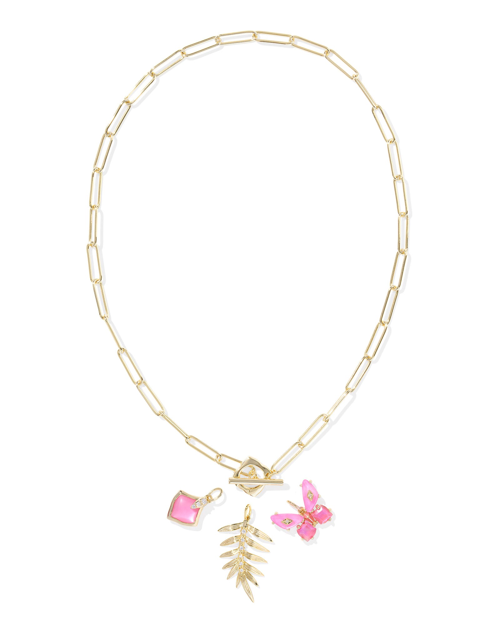 Bianca Butterfly Charm Necklace-Necklaces-Vixen Collection, Day Spa and Women's Boutique Located in Seattle, Washington