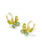 Bianca Butterfly Huggie Earrings-Earrings-Vixen Collection, Day Spa and Women's Boutique Located in Seattle, Washington