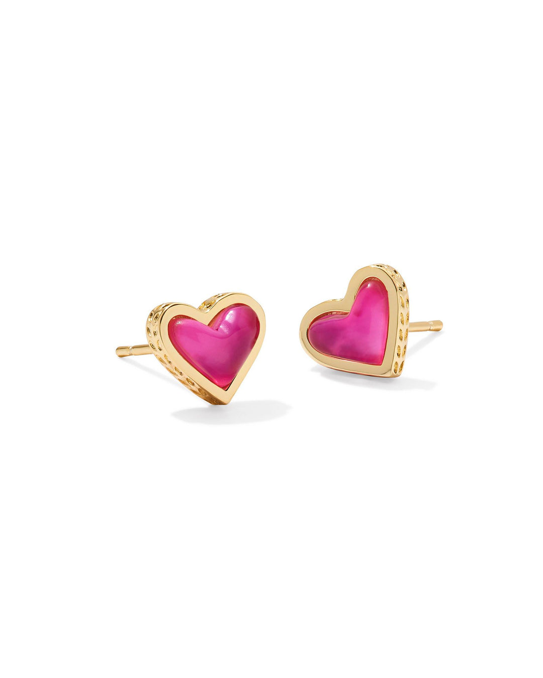 Framed Ari Heart Stud Earrings-Earrings-Vixen Collection, Day Spa and Women's Boutique Located in Seattle, Washington