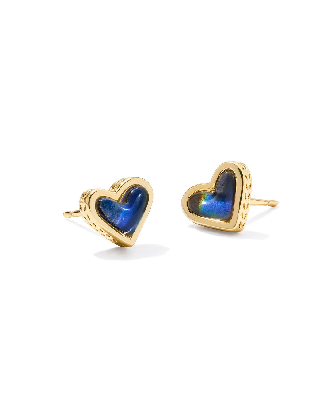 Framed Ari Heart Stud Earrings-Earrings-Vixen Collection, Day Spa and Women's Boutique Located in Seattle, Washington