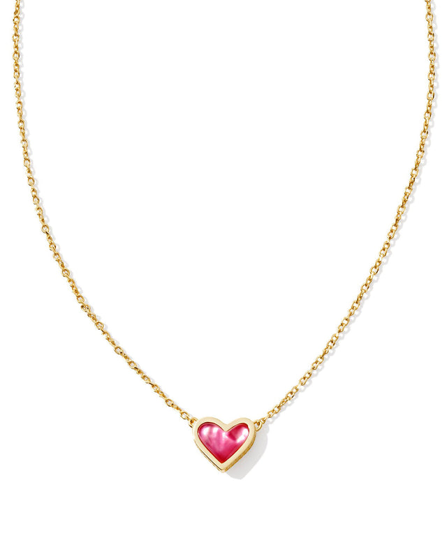 Framed Ari Heart Pendant Necklace-Necklaces-Vixen Collection, Day Spa and Women's Boutique Located in Seattle, Washington
