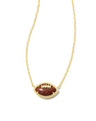 Football Short Pendant Necklace-Necklaces-Vixen Collection, Day Spa and Women's Boutique Located in Seattle, Washington