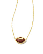 Football Short Pendant Necklace-Necklaces-Vixen Collection, Day Spa and Women's Boutique Located in Seattle, Washington