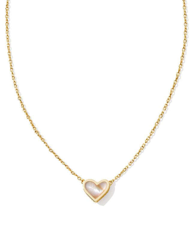 Framed Ari Heart Pendant Necklace-Necklaces-Vixen Collection, Day Spa and Women's Boutique Located in Seattle, Washington