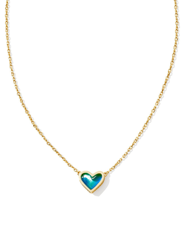 Framed Ari Heart Pendant Necklace-Necklaces-Vixen Collection, Day Spa and Women's Boutique Located in Seattle, Washington