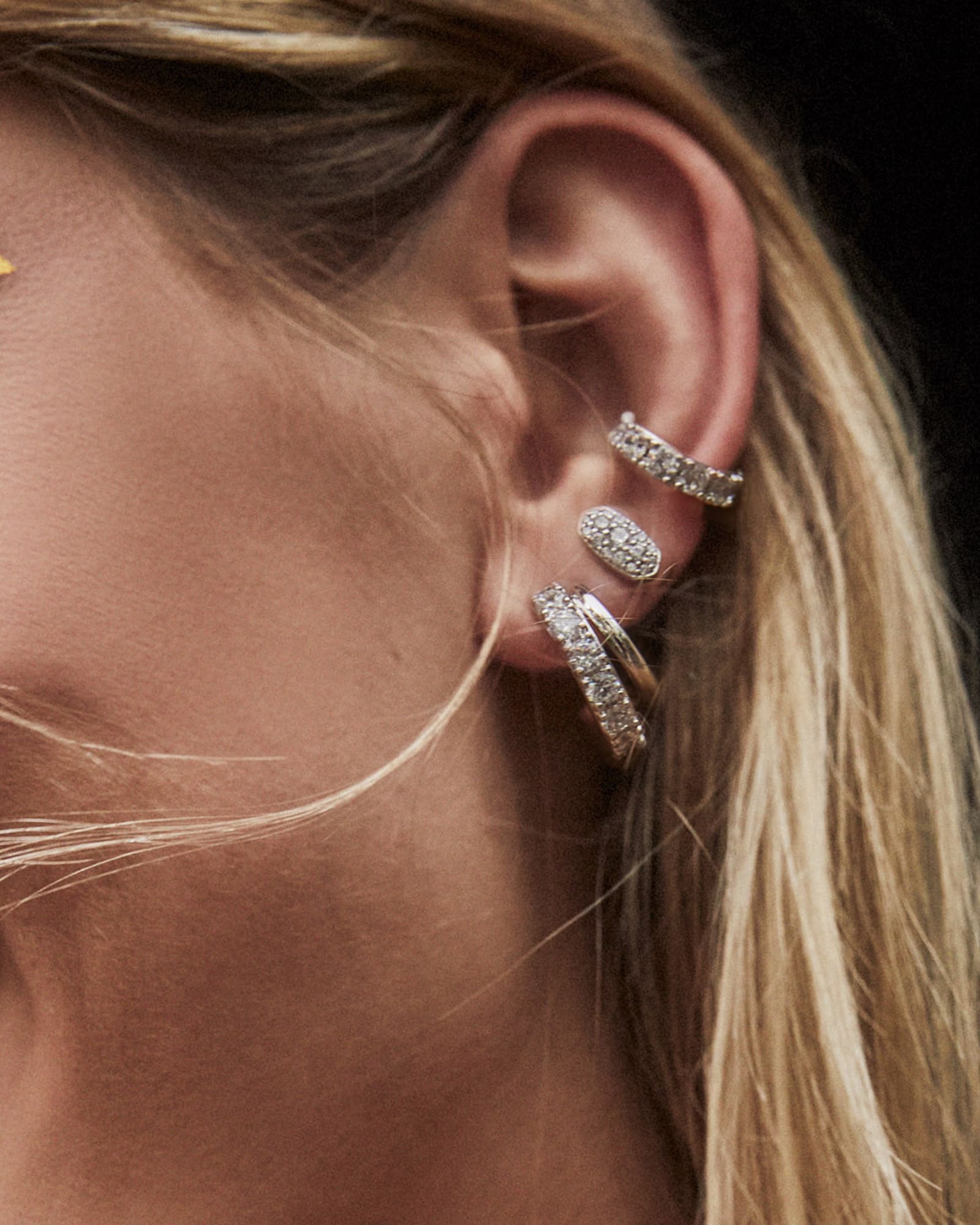 Grayson Crystal Stud Earrings-Earrings-Vixen Collection, Day Spa and Women's Boutique Located in Seattle, Washington