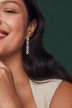 Rosalie Linear Earrings-Earrings-Vixen Collection, Day Spa and Women's Boutique Located in Seattle, Washington