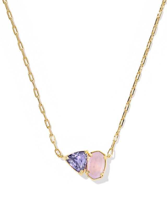 Tatum Short Pendant Necklace-Necklaces-Vixen Collection, Day Spa and Women's Boutique Located in Seattle, Washington