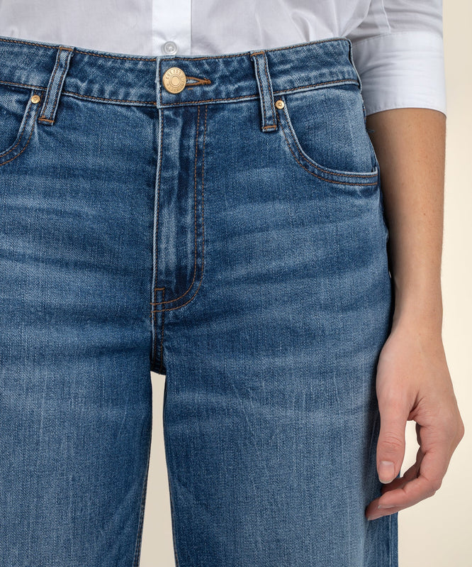 KUT Ashley High Rise Slouchy Barrel Leg-Denim-Vixen Collection, Day Spa and Women's Boutique Located in Seattle, Washington