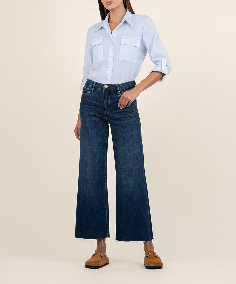 KUT Meg Wide Leg Jeans - Exhibited-Denim-Vixen Collection, Day Spa and Women's Boutique Located in Seattle, Washington