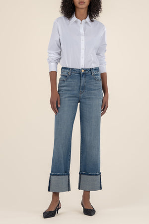 KUT Sienna High Rise Wide Leg-Denim-Vixen Collection, Day Spa and Women's Boutique Located in Seattle, Washington