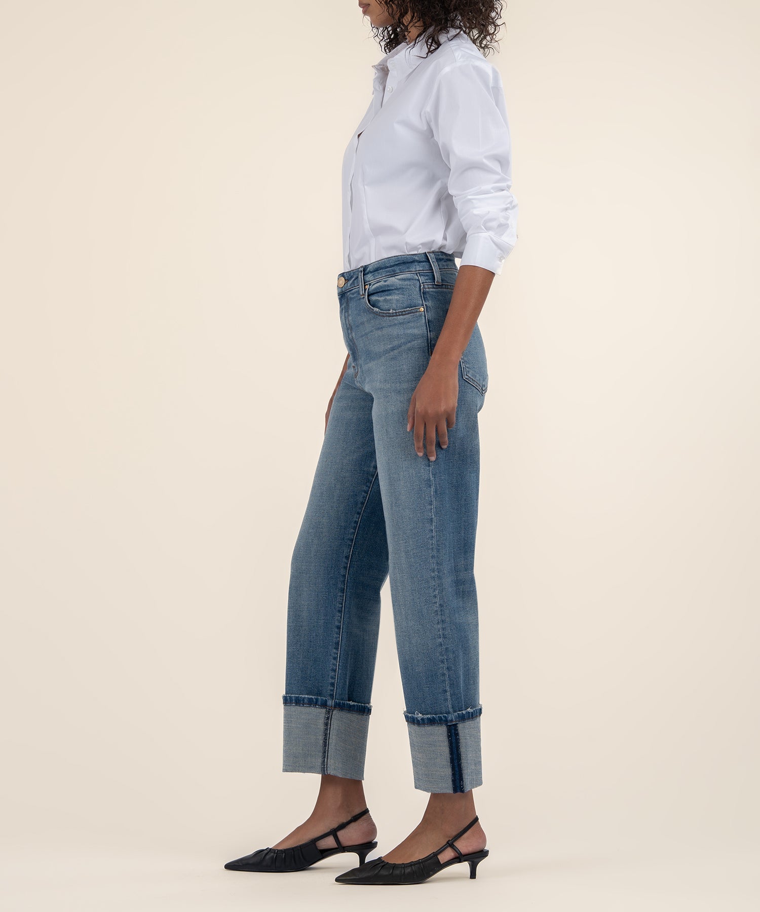 KUT Sienna High Rise Wide Leg-Denim-Vixen Collection, Day Spa and Women's Boutique Located in Seattle, Washington
