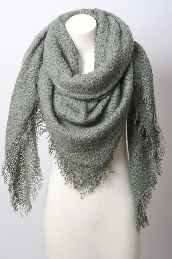 Cozy Mohair Blanket Scarf-Scarves-Vixen Collection, Day Spa and Women's Boutique Located in Seattle, Washington