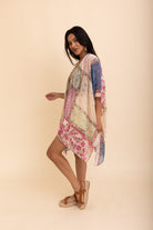 Aurelia Burnout Kimono-Kimonos-Vixen Collection, Day Spa and Women's Boutique Located in Seattle, Washington