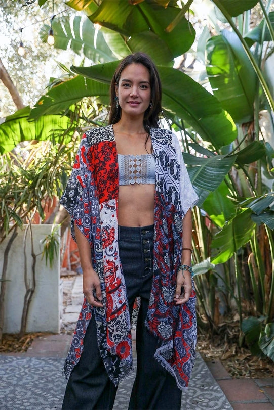 Flora Aura Kimono-Kimonos-Vixen Collection, Day Spa and Women's Boutique Located in Seattle, Washington