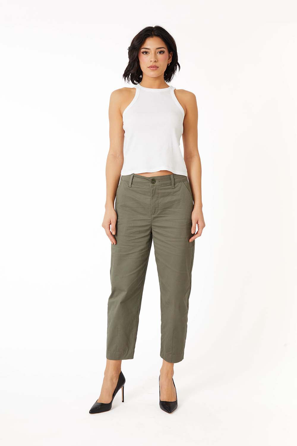 Cara Crop Trouser-Pants-Vixen Collection, Day Spa and Women's Boutique Located in Seattle, Washington