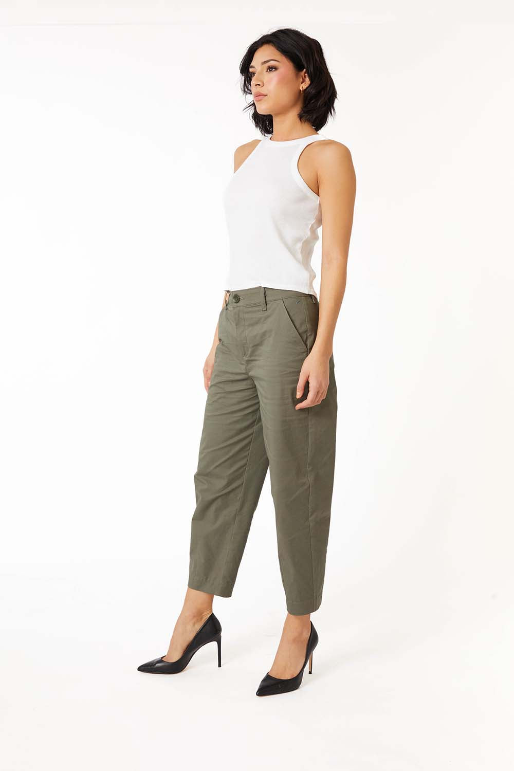 Cara Crop Trouser-Pants-Vixen Collection, Day Spa and Women's Boutique Located in Seattle, Washington