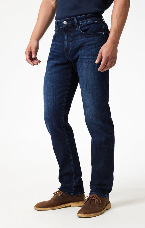 Zach Deep Brushed Feather Blue Pants-Men's Bottoms-Vixen Collection, Day Spa and Women's Boutique Located in Seattle, Washington