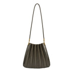 Carrie Pleated Vegan Shoulder Bag-Bags + Wallets-Vixen Collection, Day Spa and Women's Boutique Located in Seattle, Washington