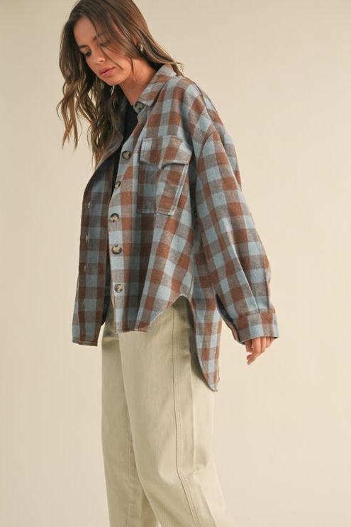 Color Play Shacket-Jackets-Vixen Collection, Day Spa and Women's Boutique Located in Seattle, Washington