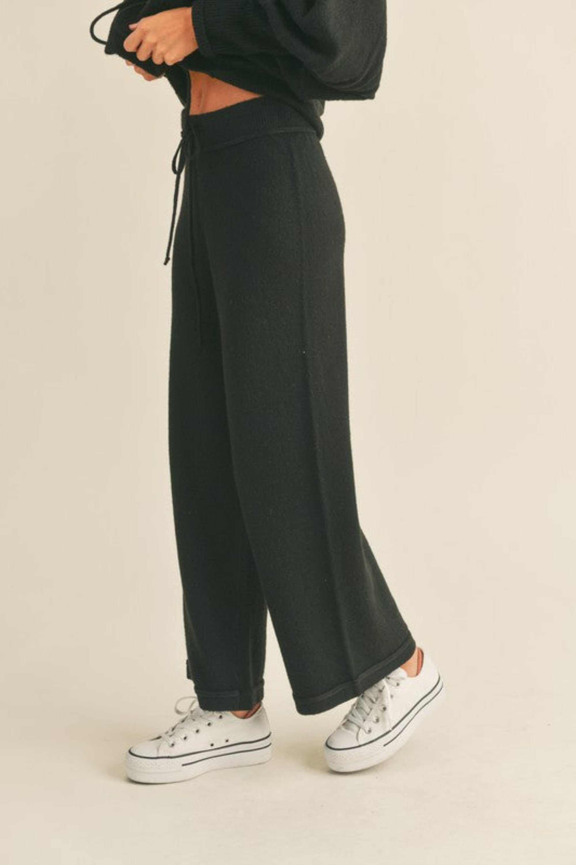 Elegant Lounge Sweater Pants-Pants-Vixen Collection, Day Spa and Women's Boutique Located in Seattle, Washington