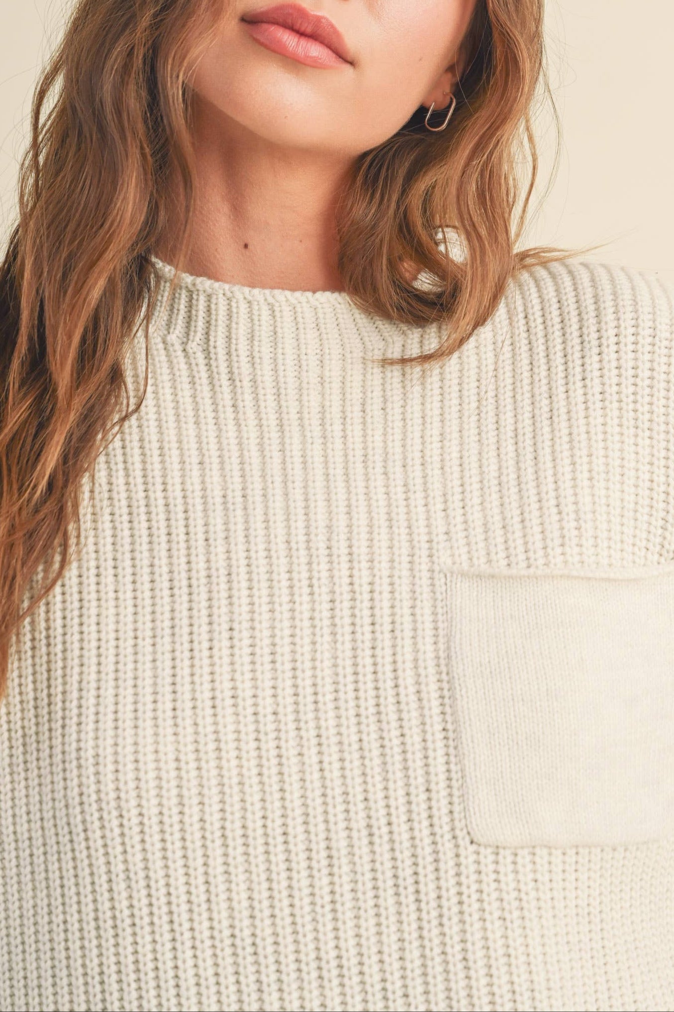 Elegant Half Knit Sweater-Short Sleeves-Vixen Collection, Day Spa and Women's Boutique Located in Seattle, Washington