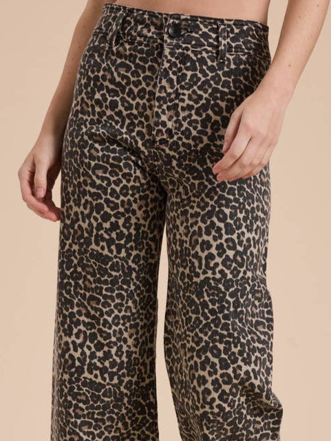 Wild & Wide Leopard Pants-Pants-Vixen Collection, Day Spa and Women's Boutique Located in Seattle, Washington