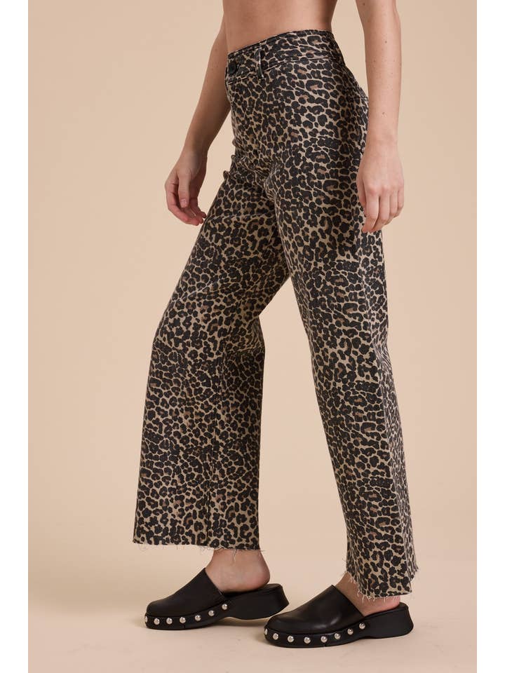 Wild & Wide Leopard Pants-Pants-Vixen Collection, Day Spa and Women's Boutique Located in Seattle, Washington