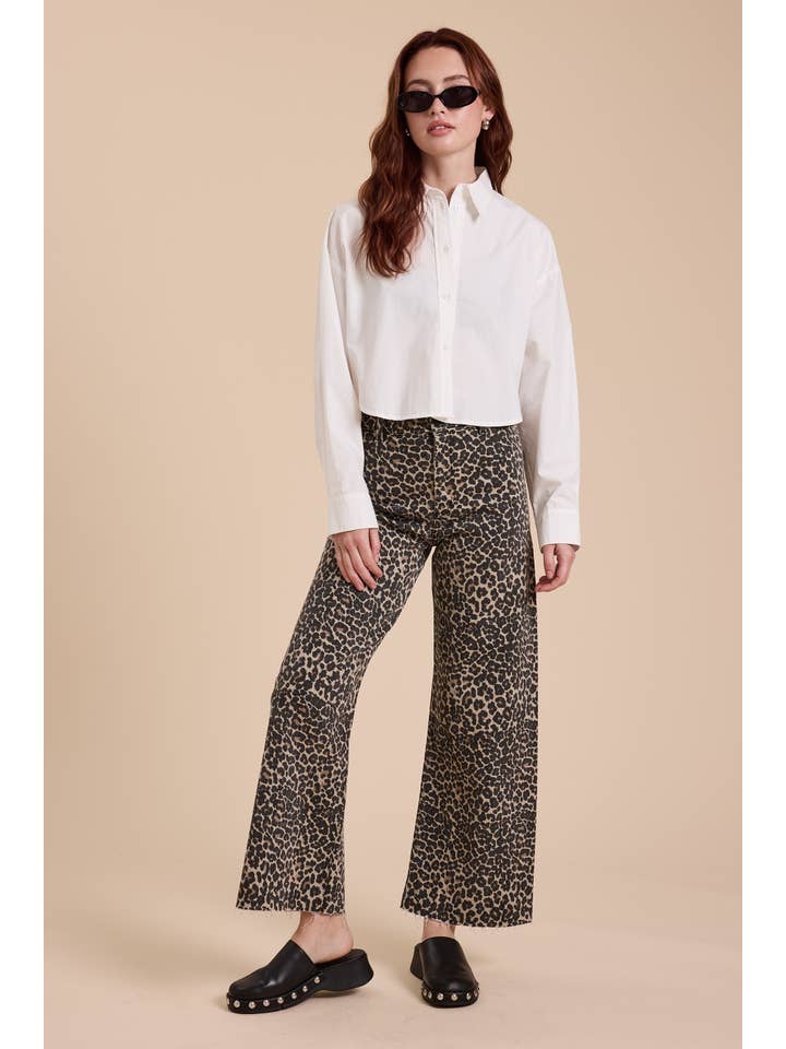 Wild & Wide Leopard Pants-Pants-Vixen Collection, Day Spa and Women's Boutique Located in Seattle, Washington