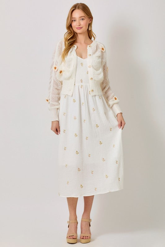 Super Bloom Cardigan-Sweaters-Vixen Collection, Day Spa and Women's Boutique Located in Seattle, Washington