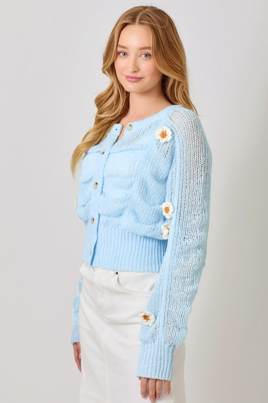 Super Bloom Cardigan-Sweaters-Vixen Collection, Day Spa and Women's Boutique Located in Seattle, Washington