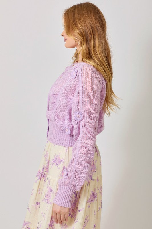 Super Bloom Cardigan-Sweaters-Vixen Collection, Day Spa and Women's Boutique Located in Seattle, Washington