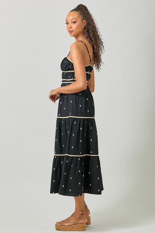 Sookie Embroidered Dress-Dresses-Vixen Collection, Day Spa and Women's Boutique Located in Seattle, Washington