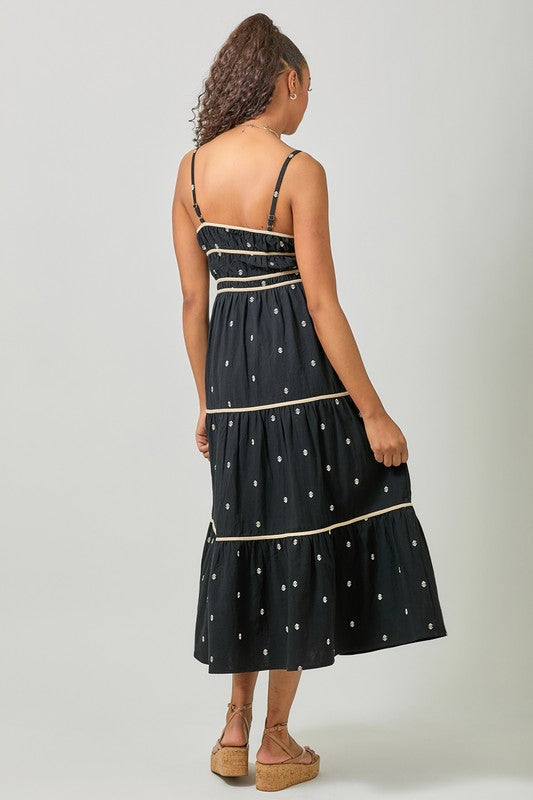 Sookie Embroidered Dress-Dresses-Vixen Collection, Day Spa and Women's Boutique Located in Seattle, Washington