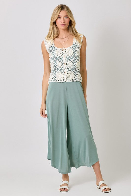 Elara Crochet Tank-Sweaters-Vixen Collection, Day Spa and Women's Boutique Located in Seattle, Washington