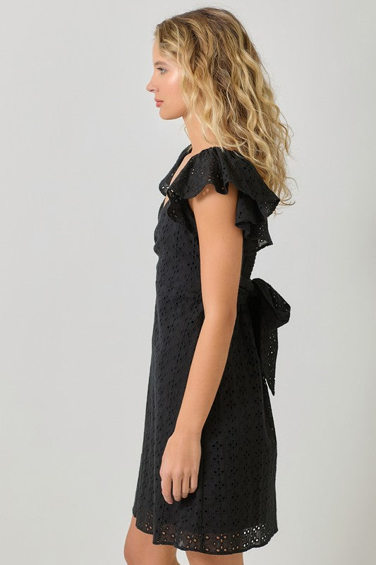 Flirty Flutter Dress-Dresses-Vixen Collection, Day Spa and Women's Boutique Located in Seattle, Washington