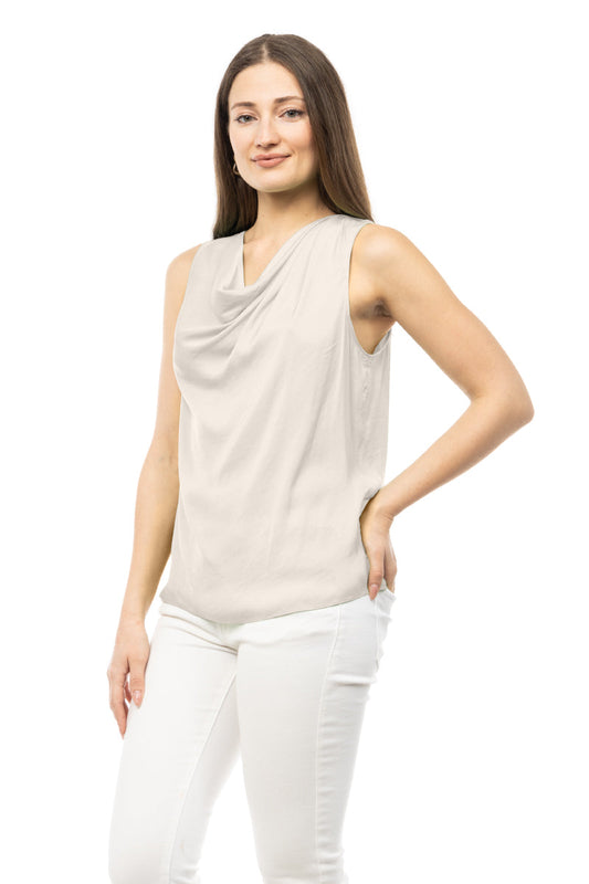 Florence Draped Tank-Tank Tops-Vixen Collection, Day Spa and Women's Boutique Located in Seattle, Washington