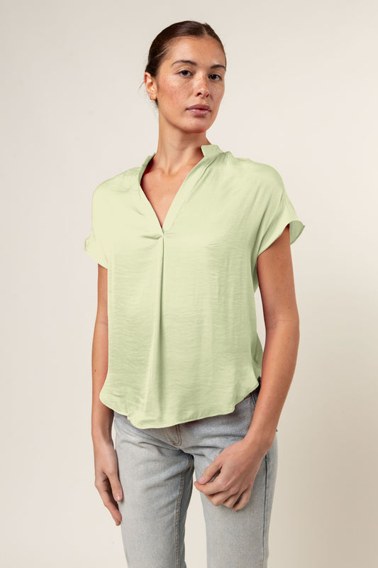 Mindy Top Jewel Tones-Short Sleeves-Vixen Collection, Day Spa and Women's Boutique Located in Seattle, Washington