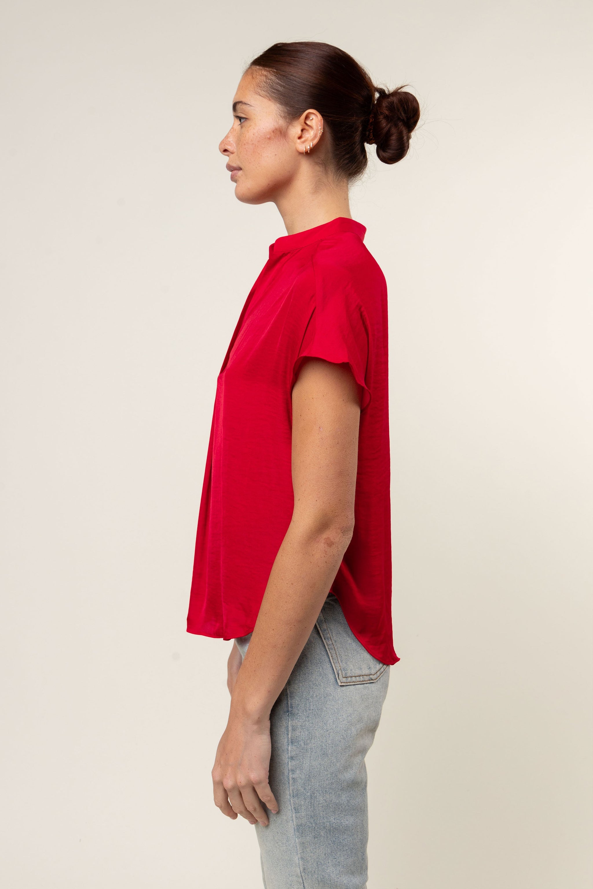 Mindy Top Jewel Tones-Short Sleeves-Vixen Collection, Day Spa and Women's Boutique Located in Seattle, Washington