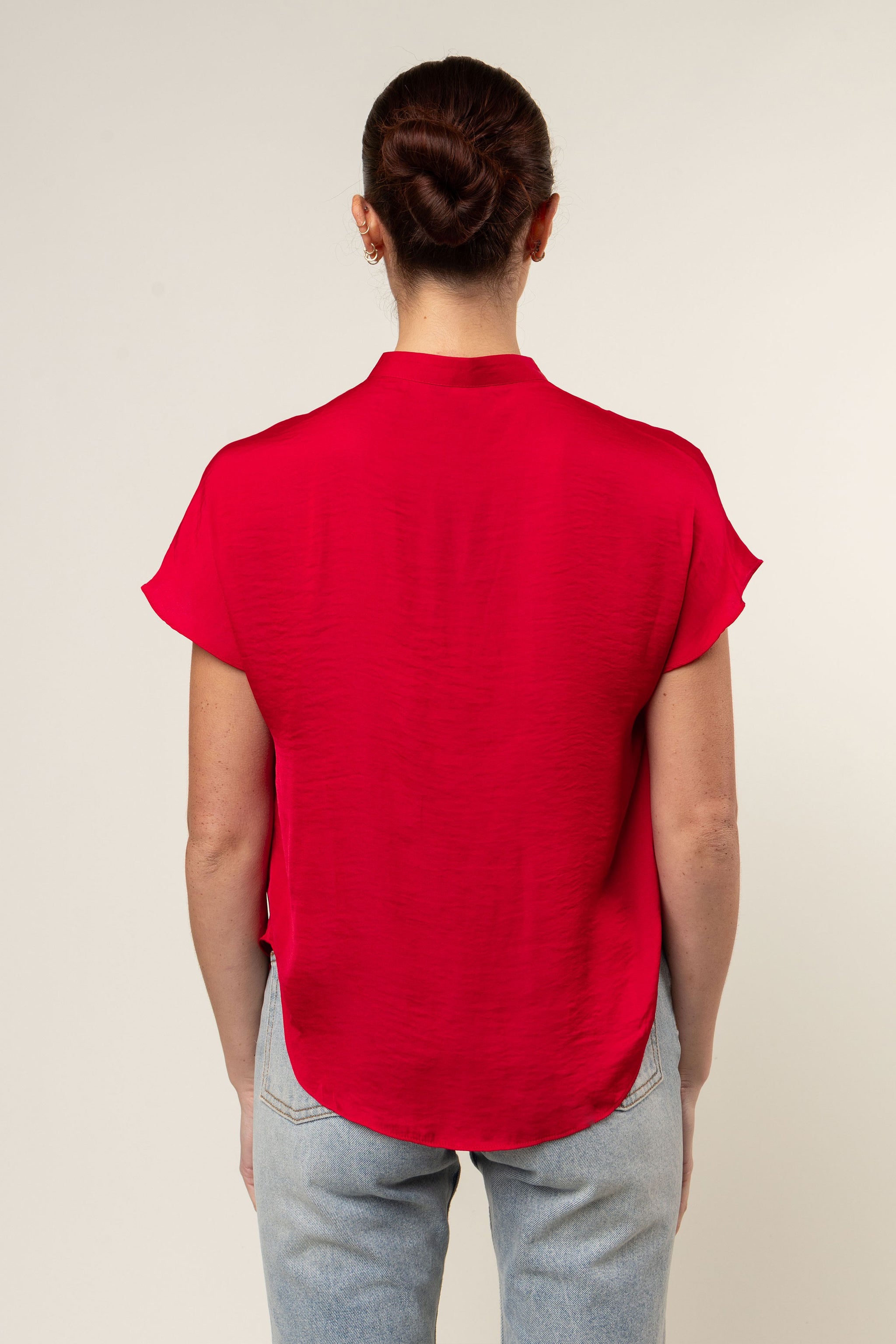 Mindy Top Jewel Tones-Short Sleeves-Vixen Collection, Day Spa and Women's Boutique Located in Seattle, Washington