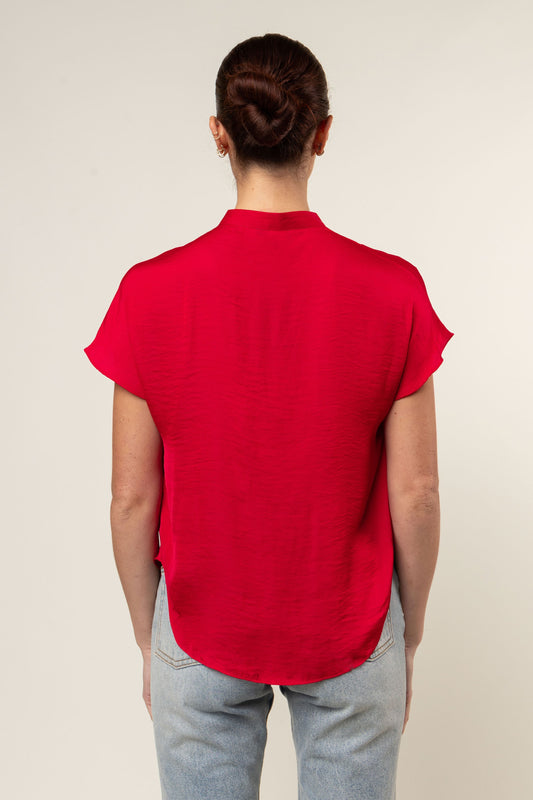 Mindy Top Jewel Tones-Short Sleeves-Vixen Collection, Day Spa and Women's Boutique Located in Seattle, Washington