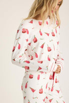 Cranberries & Cocktails Long Sleeve Top-Long Sleeves-Vixen Collection, Day Spa and Women's Boutique Located in Seattle, Washington