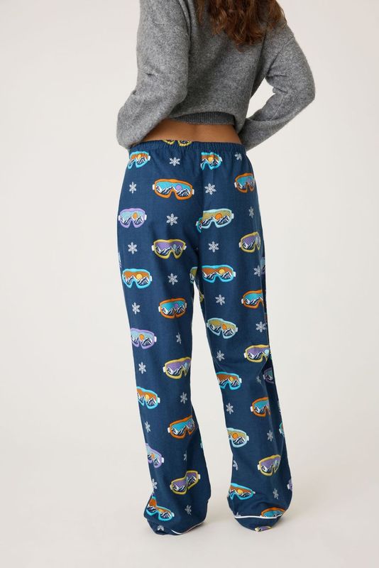 Ski You Later Flannel Pant-Loungewear Bottoms-Vixen Collection, Day Spa and Women's Boutique Located in Seattle, Washington