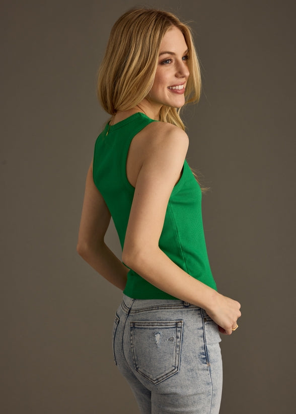 Lucky Charm Tank Top-Tank Tops-Vixen Collection, Day Spa and Women's Boutique Located in Seattle, Washington